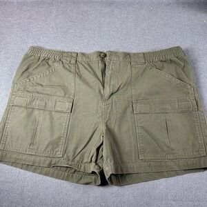 Cabela's Men's Olive Green Khaki Shorts W/ 4 Front Pockets Size 46